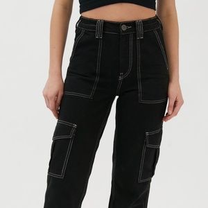 BDG High-Waisted Contrast Stitch Skate Jean